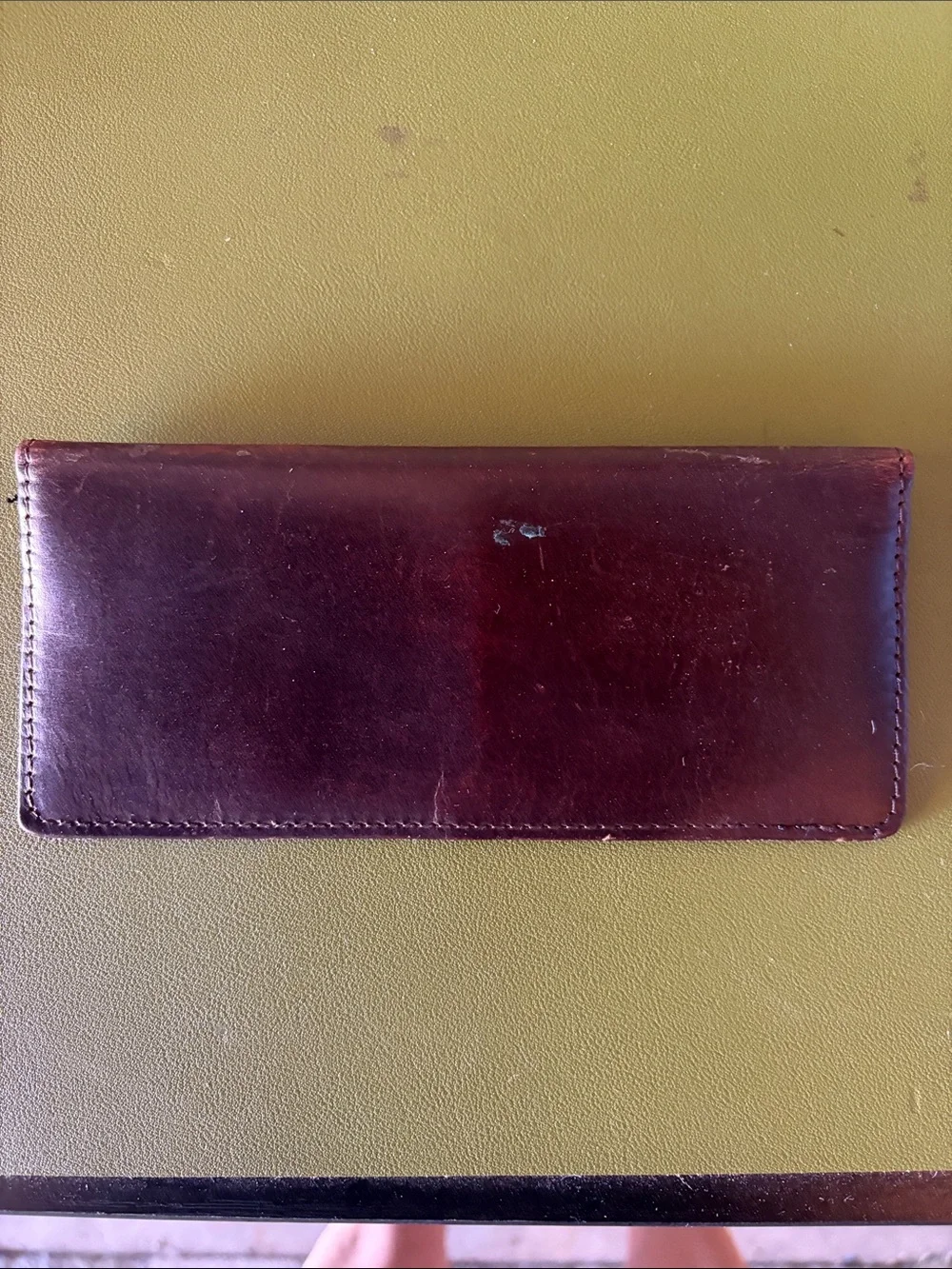 Patricia Nash Dark Brown Leather Card & Key Holder